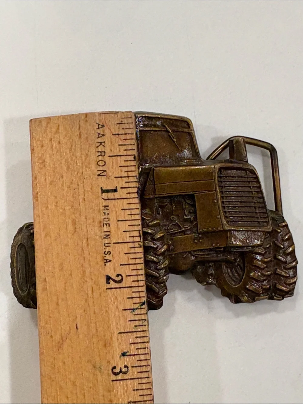 1979 Bronze Tractor Belt Buckle- Rustic